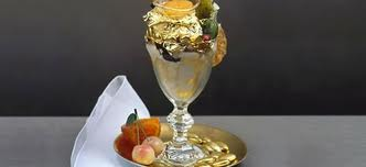Edible gold flakes, only in Dubai!