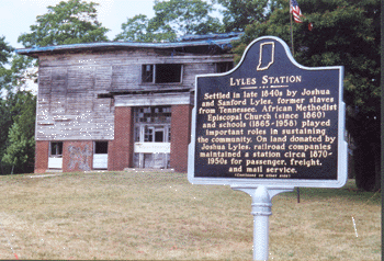 Lyles Station School before restoration