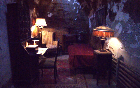 Al Capone's cell at Eastern State Penitentiary.  