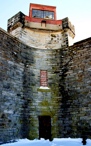 Exterior wall and guard tower