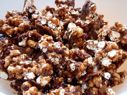 Caramel bacon popcorn is a tasty-looking form of sweet bacon treats. Have you tried it?