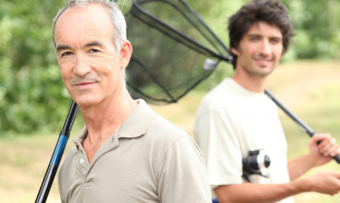 Keep a survival fishing kit with you when you're camping!