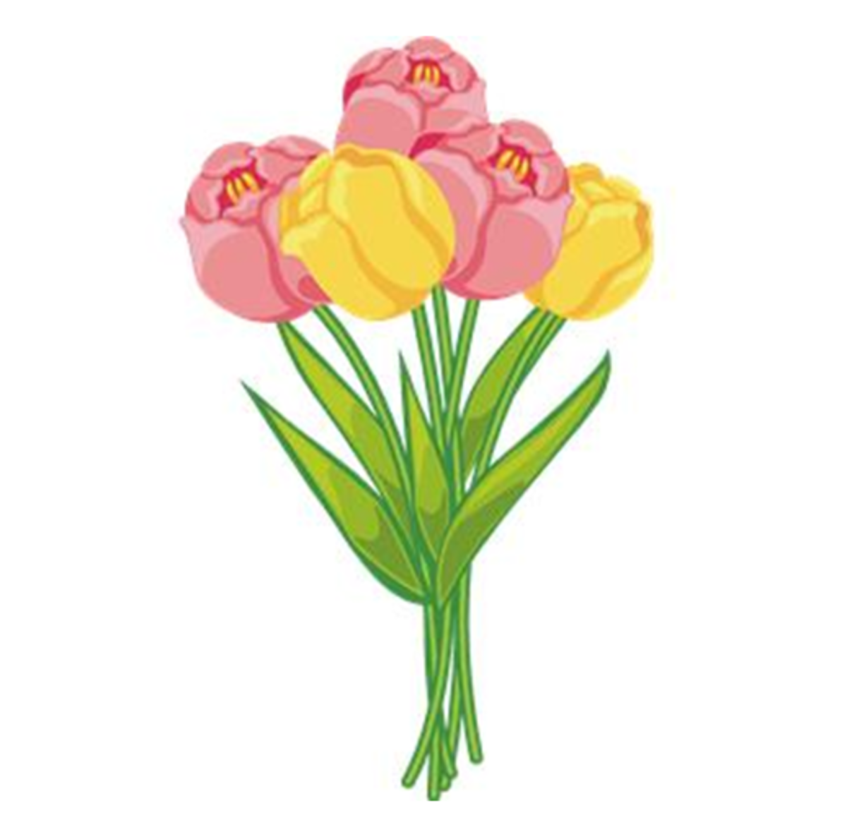 yellow tulip clipart - photo #36
