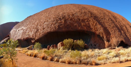 Uluru Area Center of Dreamtime.