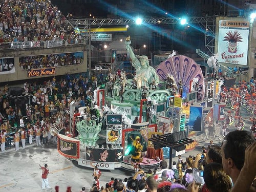 Floating in the Rio Carnival