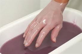 Paraffin wax manicure