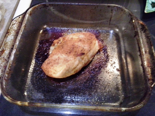 Step Eight: Bake your chicken at 400 degrees F for one hour