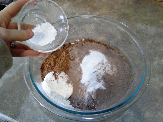 Step Six: Add your baking powder
