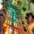 interior stained glass window, Sagrada Familia interior stained glass window, Sagrada Familia