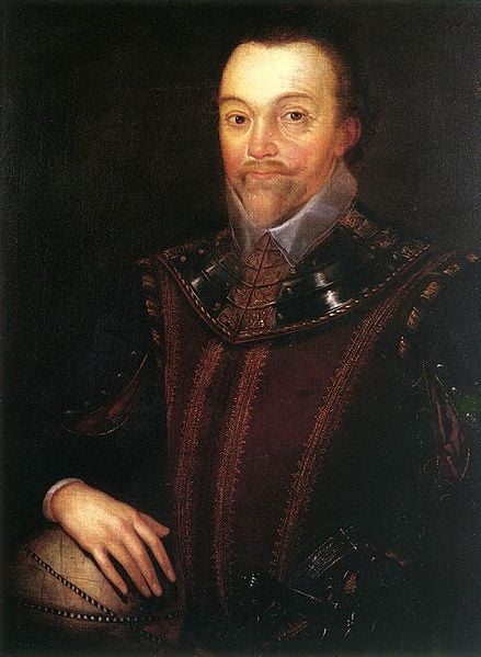 Sir Francis Drake in Buckland Abbey 16th century, oil on canvas, by Marcus Gheeraerts the Younger
