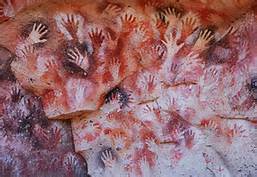 "A riot of hands..." House of Hands Cave