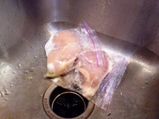 Step One: Thaw your chicken