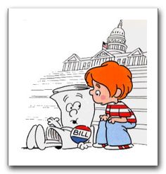 Children do not play with the friendly looking bills that ALEC dumps here on the steps of the Capitol building.