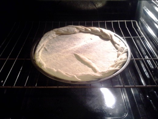 Step Thirteen: Bake in the oven for about 6 minutes before topping