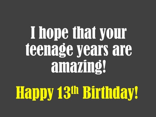 13th Birthday Wishes What To Write In A Card Holidappy