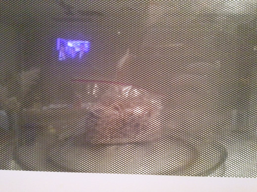 Step Three: Defrost your hamburger (My husband cooks it all ahead of time and bags it up into separate pounds)