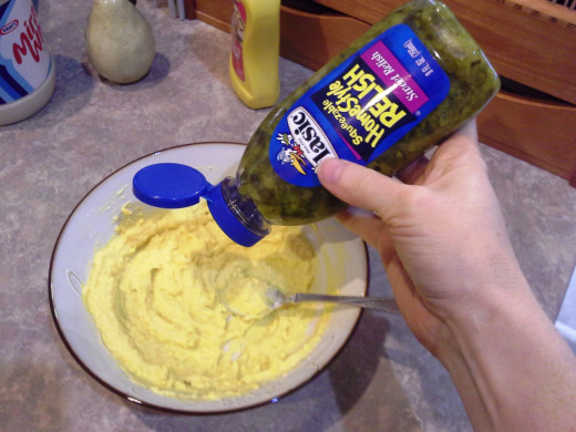 Step Nineteen: Add your relish