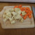 Chopped up carrots and potato.