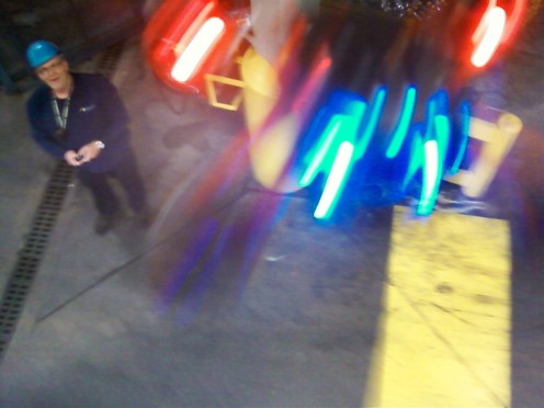 An attempt of a close up shot of the speeding Proto X as it was zipping by the camera. 