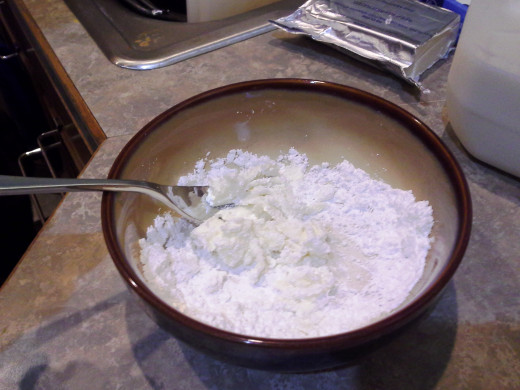 Step Five: Mix your ingredients together
