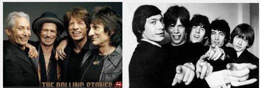 The Stones-now and then