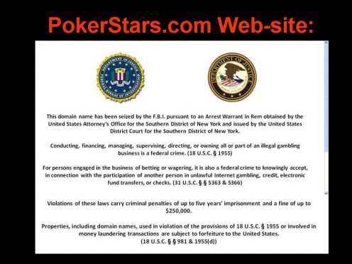 Gambling sites shut down by fbi play casino on net