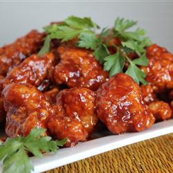 This is not your regular hot & spicy chicken and its not out of a jar either the sauce is a Asian blend that that is made from scratch so get out your cooking equipment and try this tasty dish. 
