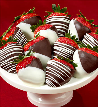 Chocolate covered strawberries are a perfect gift!