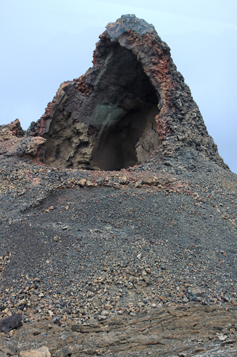 Manto de la Virgen - 'The Mantle of the Virgin' - a natural volcanic grotto high in the Timanfaya National Park