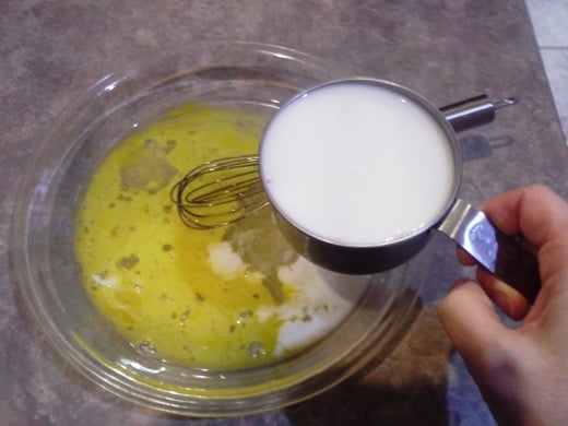 Step Five: Add your milk