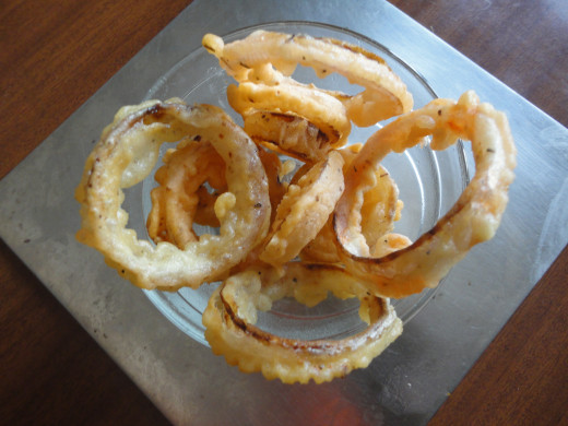 crispy,spiced Onion rings