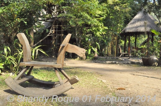 Chiang Dao Nest has rocking horses for little ones.