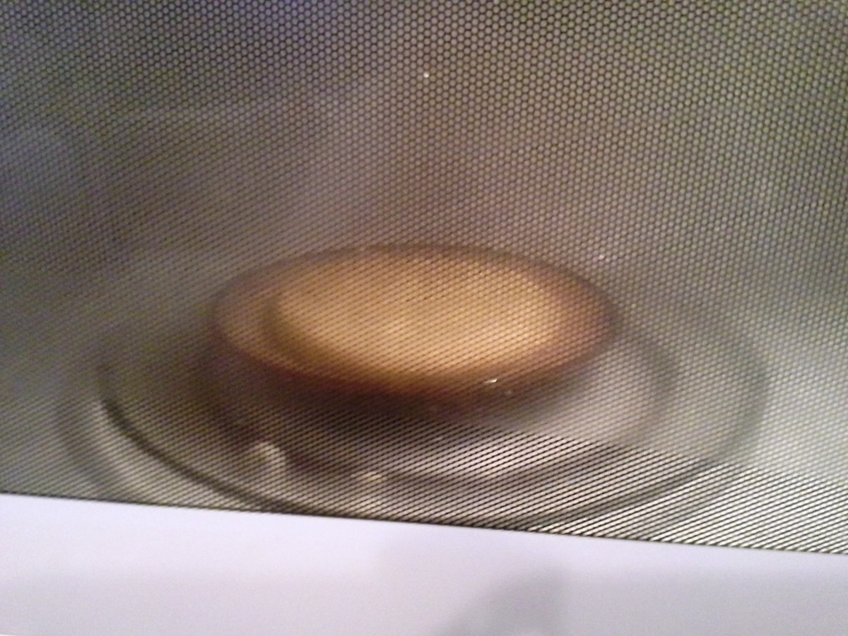 Step Twelve: In the meantime, heat your corn tortillas in the microwave for 20 seconds or so