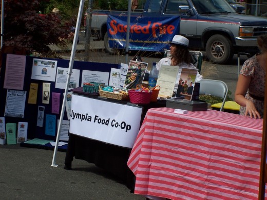 Set up a booth at a local street fair