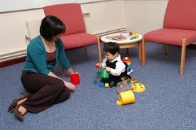 The 'strange situation'. Developed by Mary Ainsworth as a way of assessing a child's attachment type with it's caregiver.