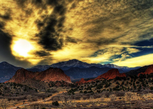 Garden of the Gods located in southern Colorado