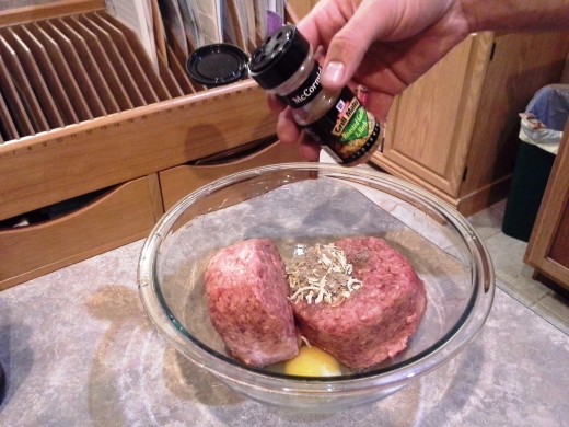 Step Five: Add in your garlic seasoning