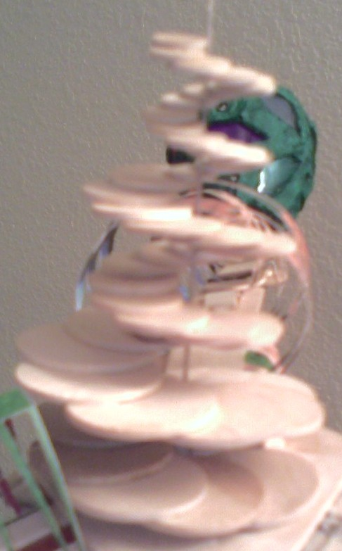 The top of my canyon house, complete with winding staircase to enter the house.
