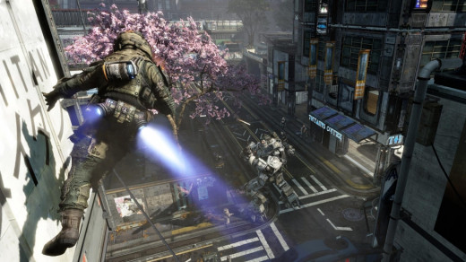 Pilots can wallrun to get around the map, but beware the titans who will shoot you down if they can!