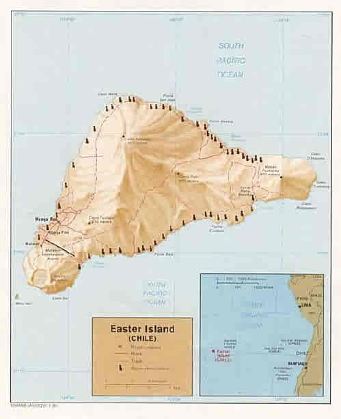 The map of "Easter Island"