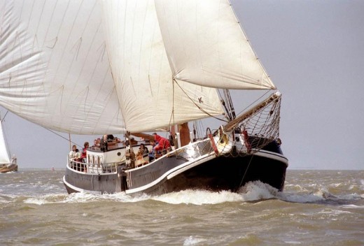 Sailing in The Ijsselmeer 