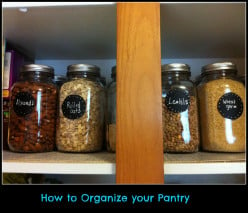 DIY Pantry Organization