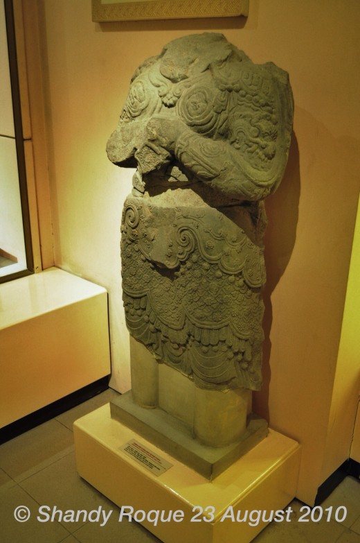 A remnant of the Champa Kingdom, which is now central Vietnam.