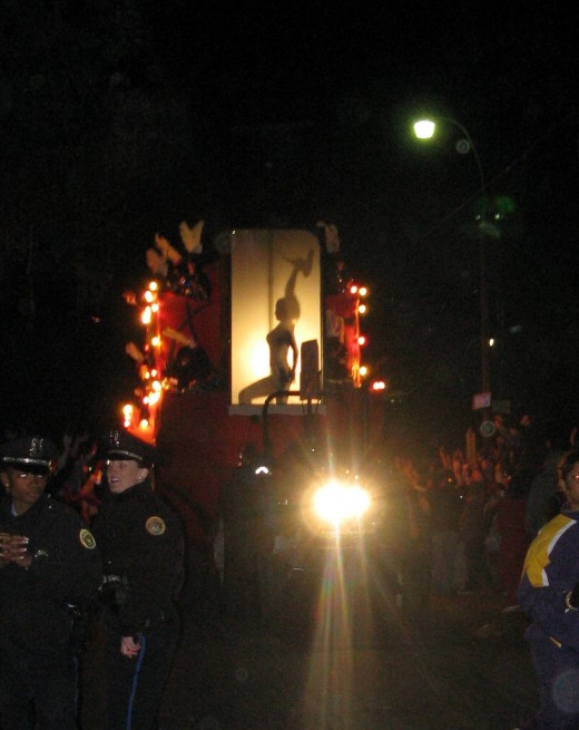 Title float from a couple of years ago, with a James Bond theme