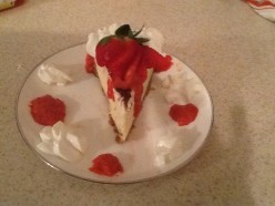 Creative New York Strawberry Fudge Cheesecake