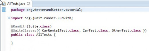 The source of the test suite. Note items can be manually added to this file.