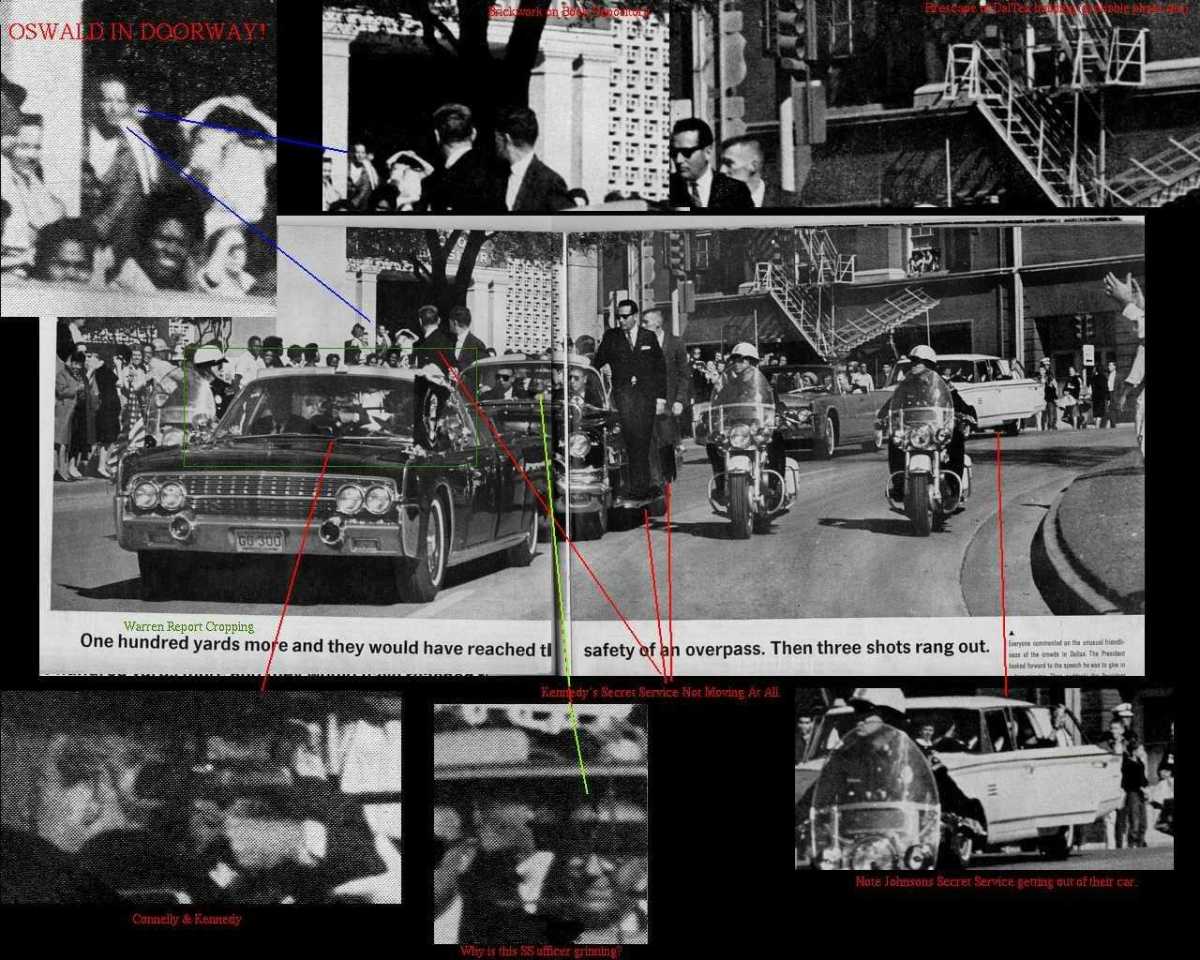 Recently Released Photo Showing Oswald in Doorway During the JFK Presidential Motorcade When He Was Supposed to Be Shooting the President