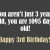Clever 3rd Birthday Message Clever 3rd Birthday Message