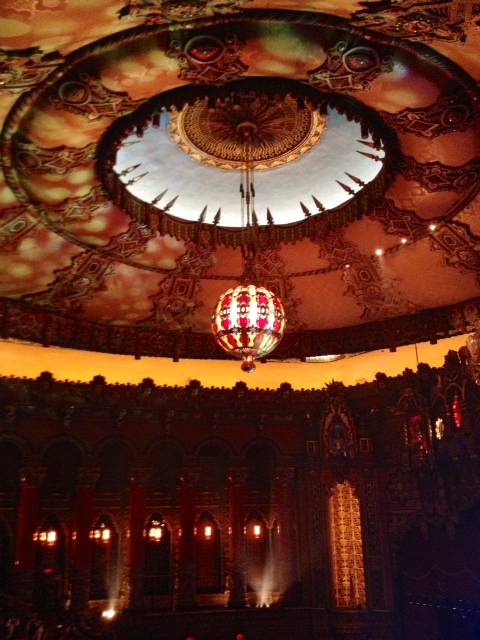 Inside the Fox Theater, you can see a lot of amazing design. It was beautiful and very inspiring.