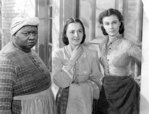 Hattie McDaniel, Olivia de Havilland and Vivien Leigh